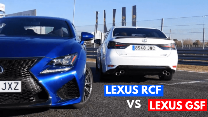 Lexus RC F vs Lexus GS F